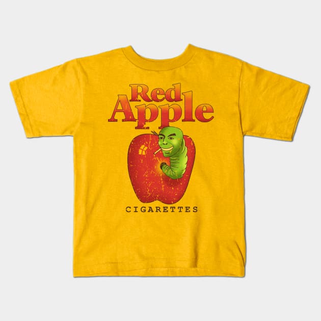 Red Apple Cigarettes - Tarantino Brand Kids T-Shirt by Sachpica